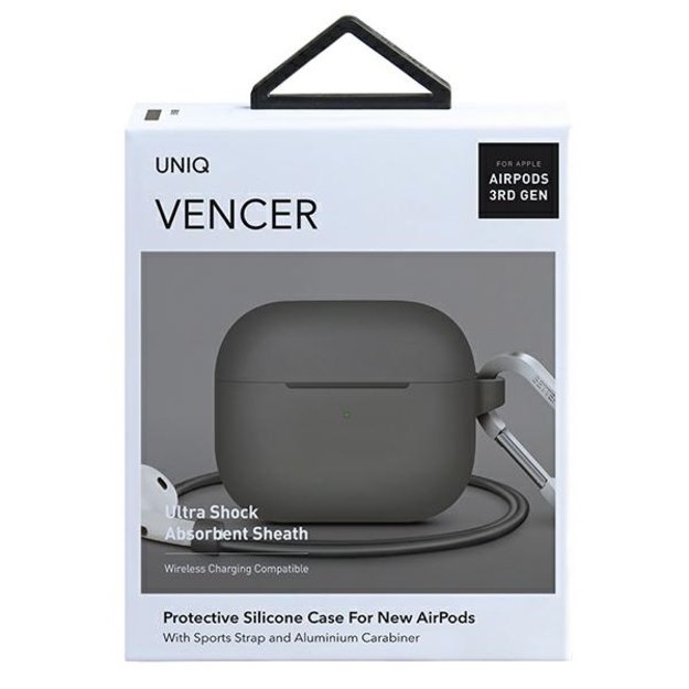 Uniq Vencer Silicone case for AirPods 3 - beige 6