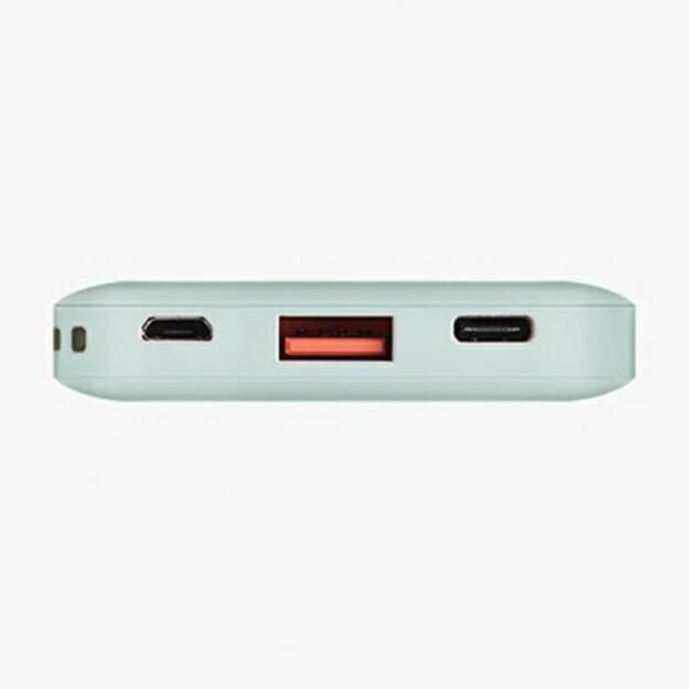 Powerbank Uniq Fuele mini 8000mAh USB-C 18W PD - green 1
