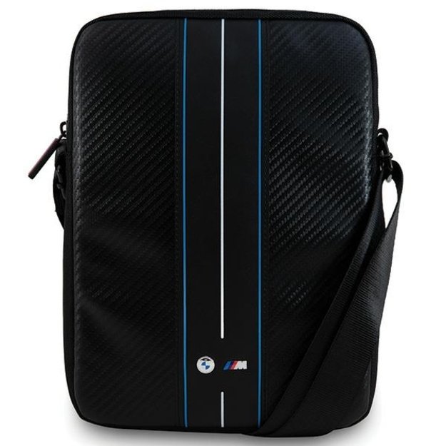 BMW Carbon &amp  Blue Stripe bag for 8&quot  tablet - black