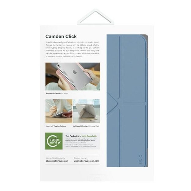Uniq Camden Click Case for iPad Air 11&quot  (2024) - Blue 10