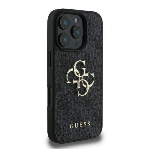 Guess 4G Big Logo iPhone 16 Pro Max Case - Black 3