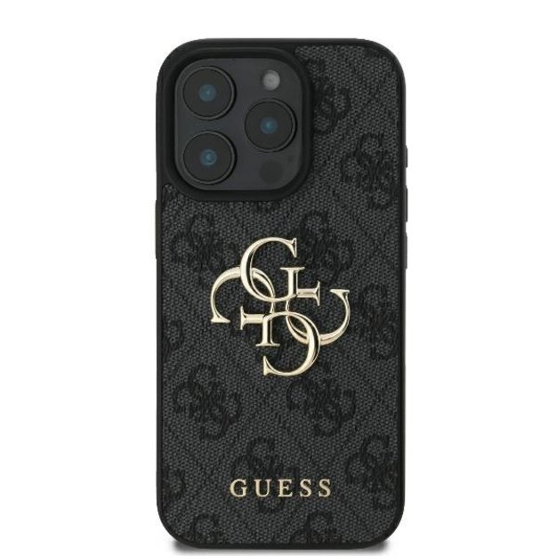 Guess 4G Big Logo iPhone 16 Pro Max Case - Black 2