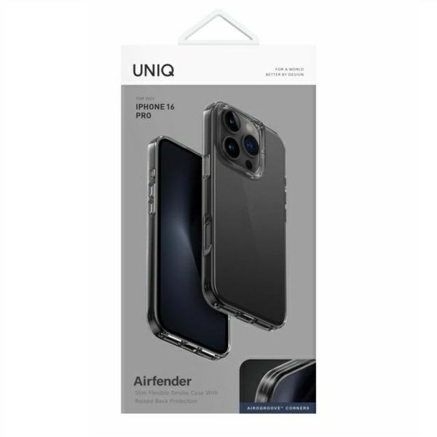 Uniq Air Fender iPhone 16 Pro Case - Gray 3