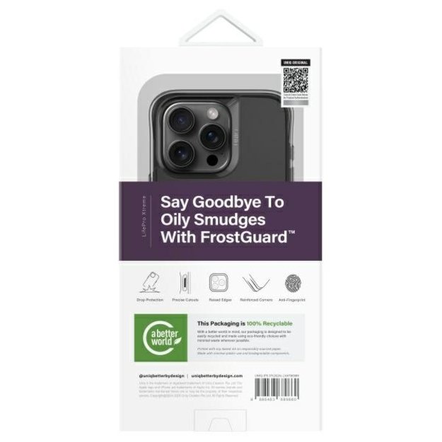 Uniq LifePro Xtreme Magclick Charging Case for iPhone 16 Pro - Gray 4