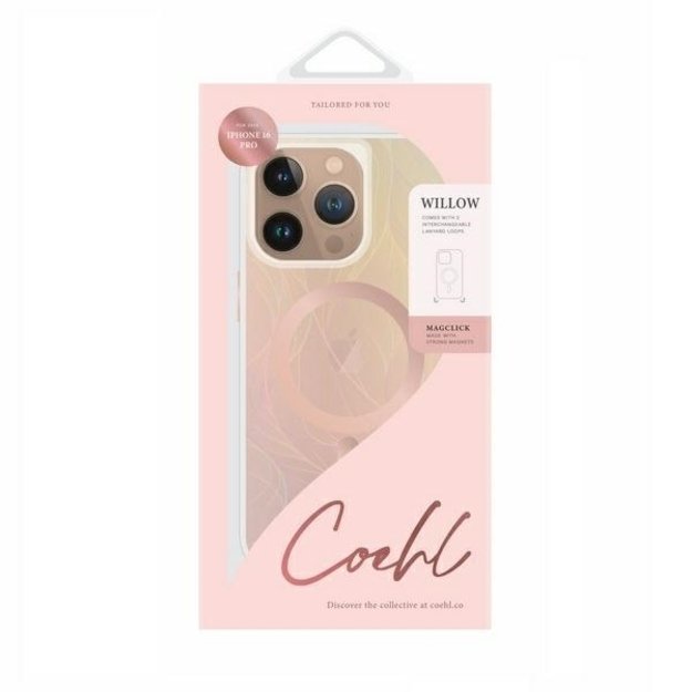 Uniq Coehl Willow Magnetic Charging Case for iPhone 16 Pro - Iridescent 3
