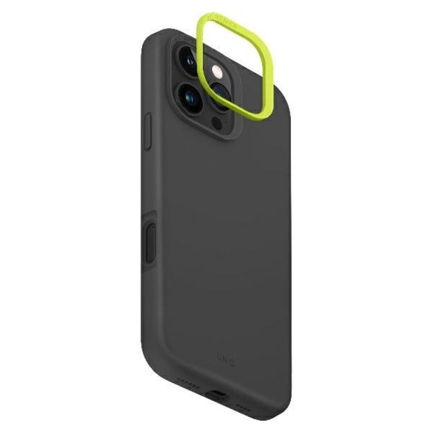 Uniq Lino Hue Magclick Charging Case for iPhone 16 Pro Max - Gray 3