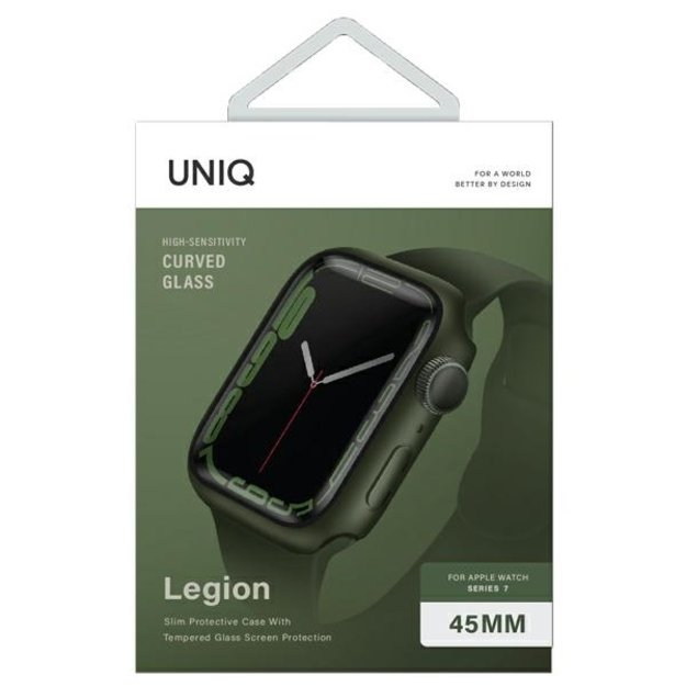 Uniq Legion case for Apple Watch Series 7/8/9 45mm green/green 1