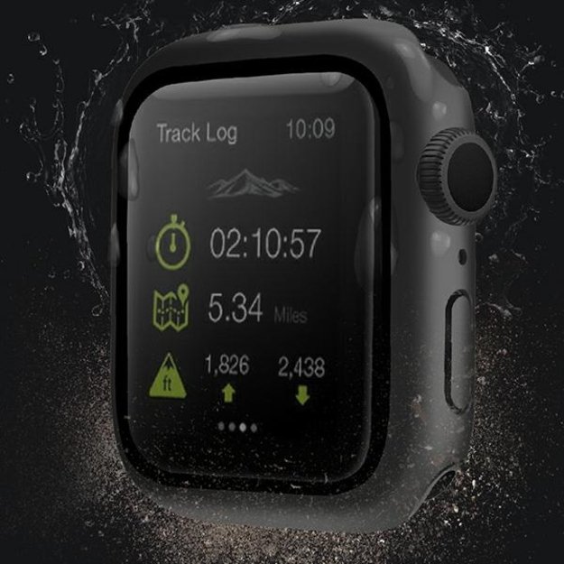 Uniq case Nautic Apple Watch Series 7/8/9 45mm black/black 5