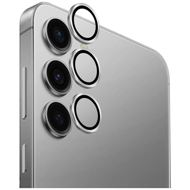 Uniq Optix Aluminum Camera Lens for Samsung Galaxy S25 - Silver