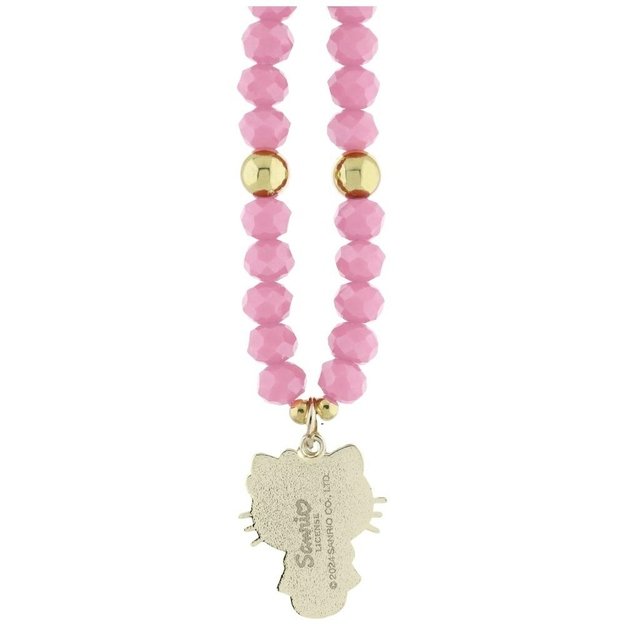 Hello Kitty Pearls and Beads Kitty Charm Phone Charm - Pink 2
