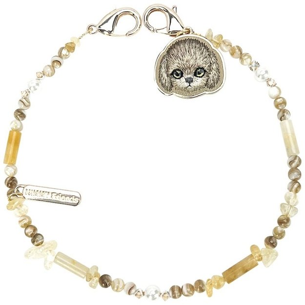 Nimmy Magnetic Handstrap Bag Charm - Brown