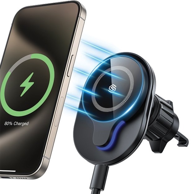 SODI C50 Rotating Vent Mount 15W with MagSafe C50 - Black 1