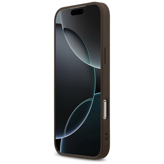 Guess 4G Printed Stripes MagSafe case for iPhone 17 Pro Max - brown 4