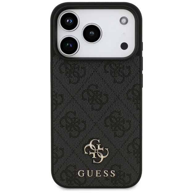 Guess 4G Small Classic Logo MagSafe case for iPhone 17 Pro - black 2