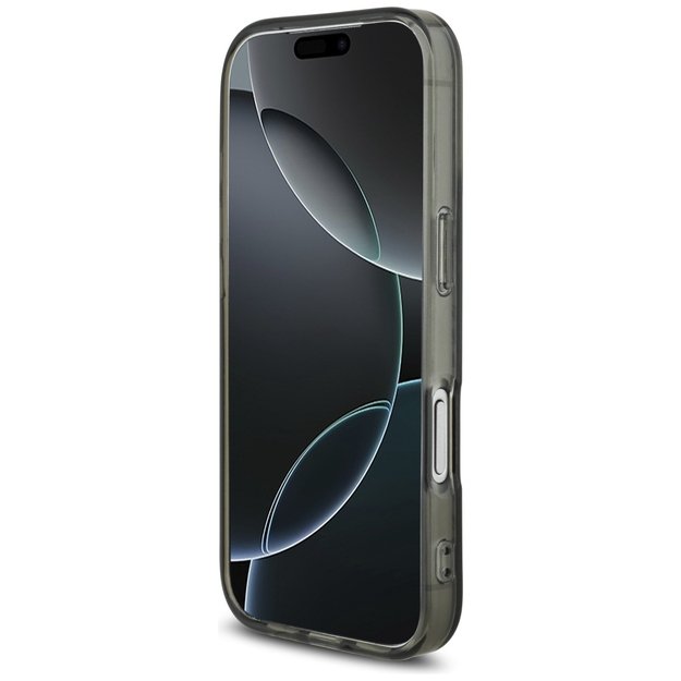 AMG Double Layer Transparent Smocked MagSafe Case for iPhone 17 Pro - Black 4