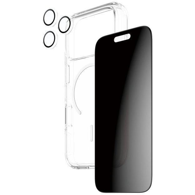 CARE by PanzerGlass Flagship Privacy 3-in-1 Case + Privacy Glass + Lens for iPhone 17 Pro 3