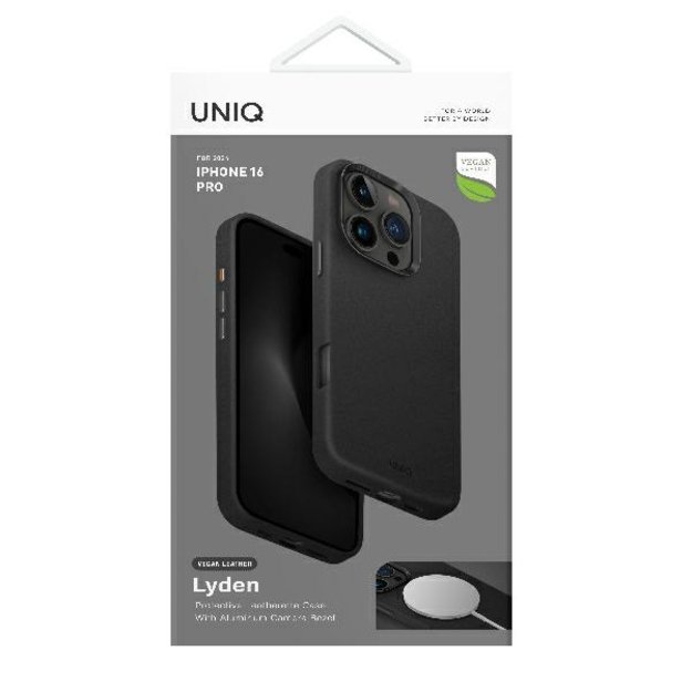 Uniq Lyden Magclick Charging Case for iPhone 16 Pro - Black 5