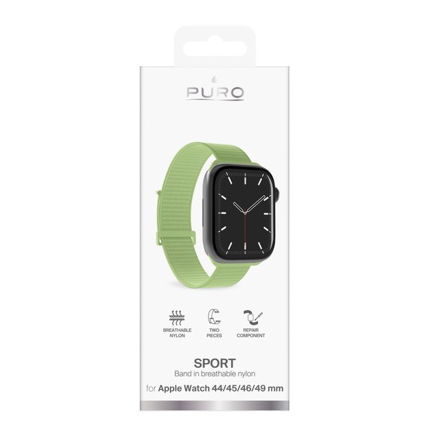 Puro Sport Strap for Apple Watch 44/45/46/49mm - Green 1
