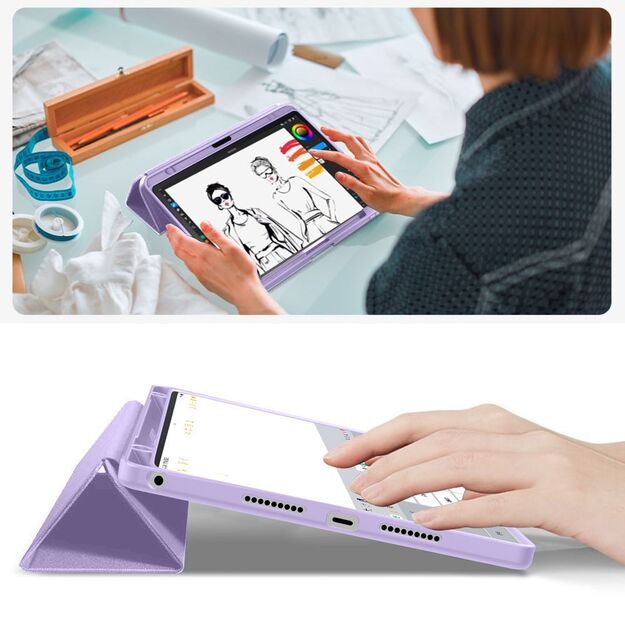 Tech-Protect SmartCase Pen Case for Lenovo Idea Tab 11.0 TB-336 - Purple 11