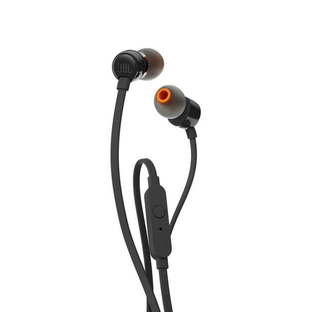 JBL Tune 110 in-ear headphones with 3.5mm mini jack and remote control - black 1