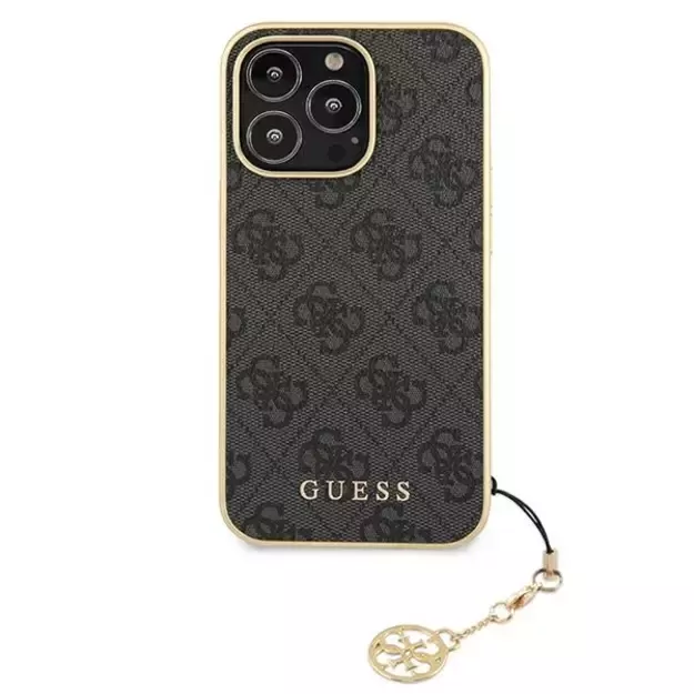 Guess GUHCP13XGF4GGR iPhone 13 Pro Max 6.7&quot  grey/grey hardcase 4G Charms Collection 2