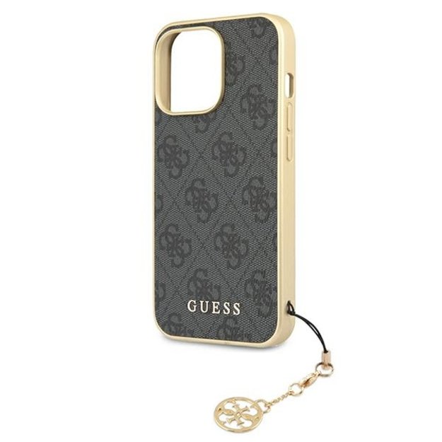 Guess GUHCP13XGF4GGR iPhone 13 Pro Max 6.7&quot  grey/grey hardcase 4G Charms Collection 12