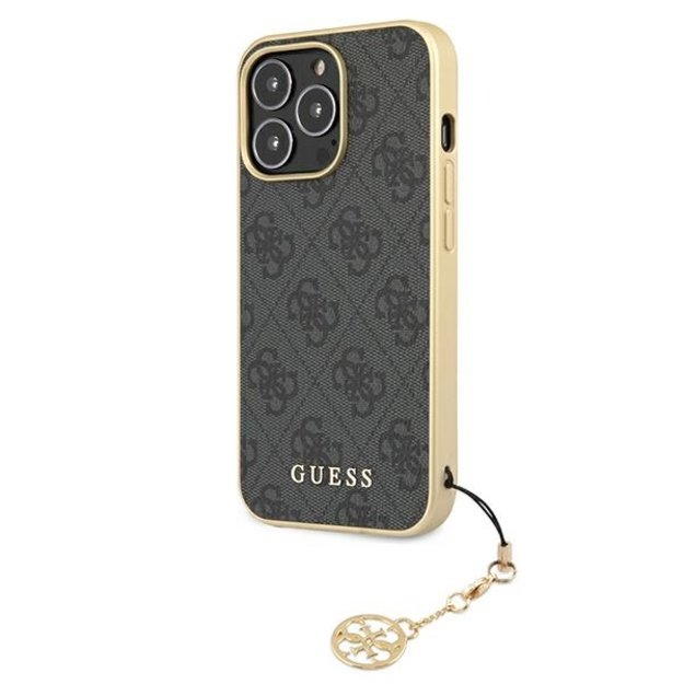 Guess GUHCP13XGF4GGR iPhone 13 Pro Max 6.7&quot  grey/grey hardcase 4G Charms Collection 8