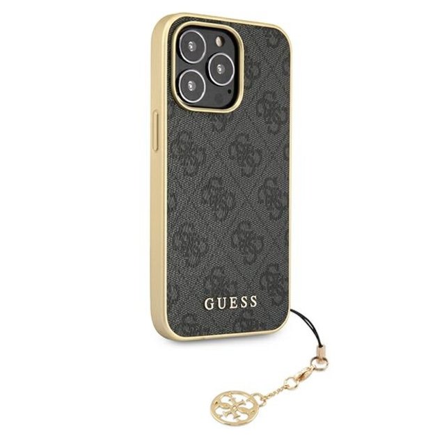 Guess GUHCP13XGF4GGR iPhone 13 Pro Max 6.7&quot  grey/grey hardcase 4G Charms Collection 10