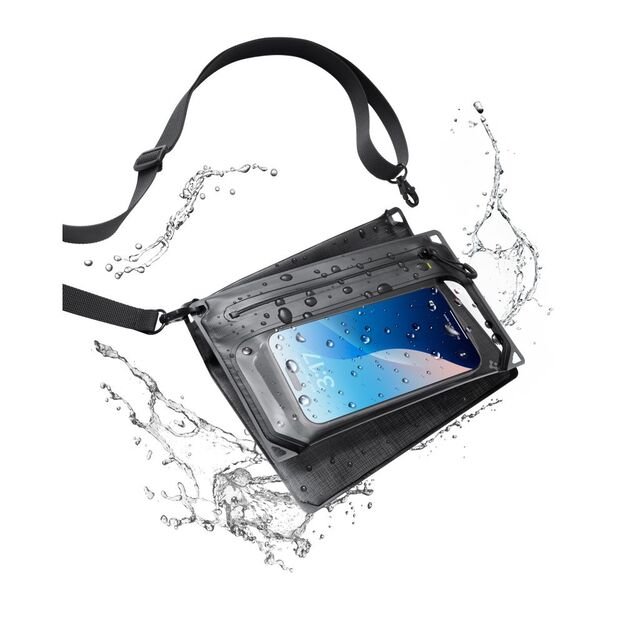 Spigen A640 Waterproof Phone Bag - Black 2