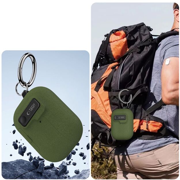 Tech-Protect Slim Hook Case for AirPods Pro 3 - Green 9