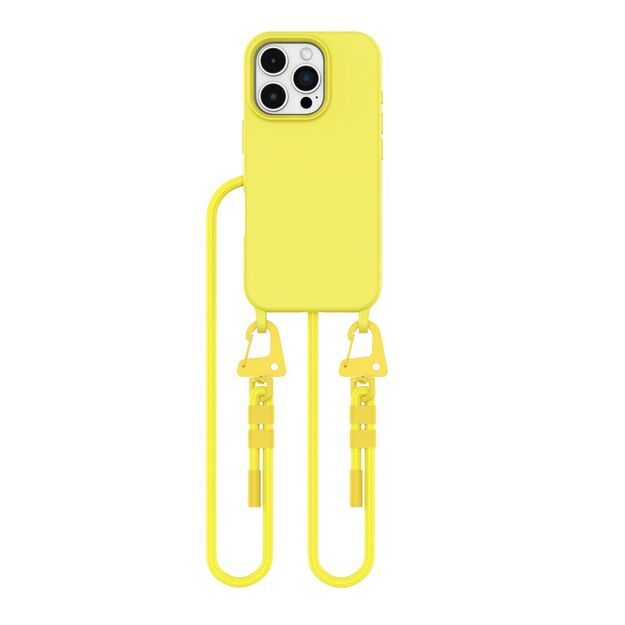 Tech-Protect Magnecklace MagSafe Case for iPhone 16 Pro - Yellow 1