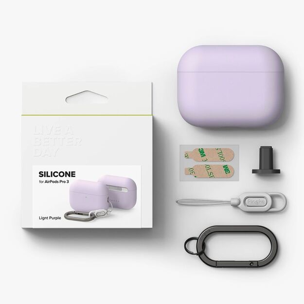 Ringke Silicone Case for AirPods Pro 3 - Purple 5