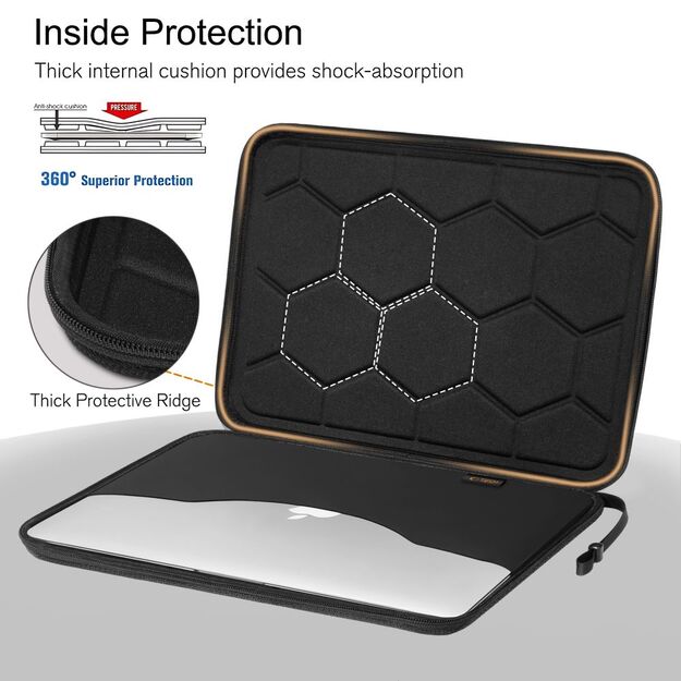 Tech-Protect Hardpouch Laptop Case 13-14 - Black 5