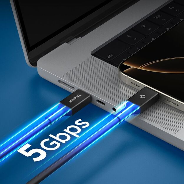 Spigen EB10020CC USB-C Cable 100W 200cm - Black 2