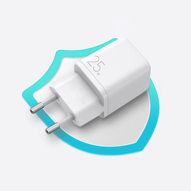 Joyroom fast wall charger USB Type C 25W 3A EU plug white (L-P251) 14