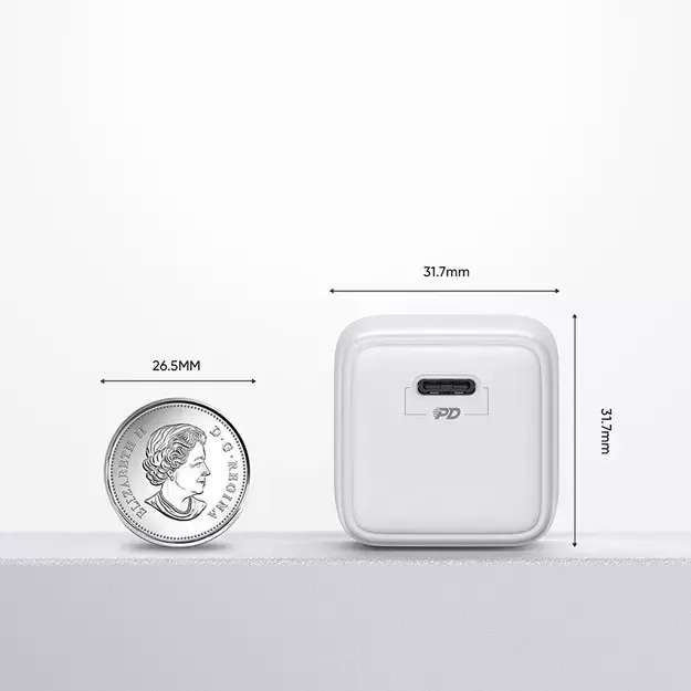 Joyroom fast wall charger USB Type C 25W 3A EU plug white (L-P251) 2