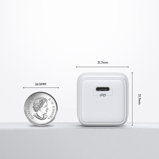 Joyroom fast wall charger USB Type C 25W 3A EU plug white (L-P251) 9