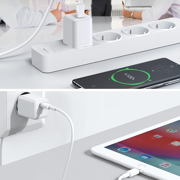 Joyroom fast wall charger USB Type C 25W 3A EU plug white (L-P251) 10