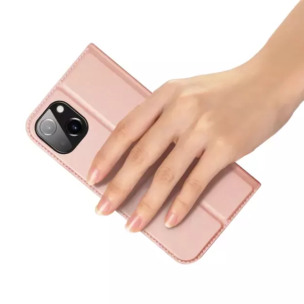 Dux Ducis Skin Pro Wallet Case for iPhone 15 Plus - Pink 5
