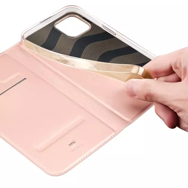 Dux Ducis Skin Pro Wallet Case for iPhone 15 Plus - Pink 6