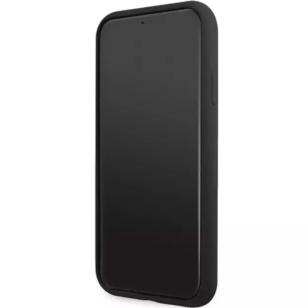 Karl Lagerfeld KLHCN61SKSVGK iPhone 11 / Xr 6.1  black/black hardcase Silicone Signature 4