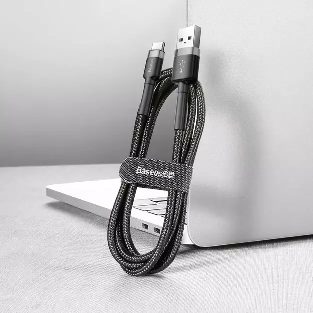 Baseus CAFULE TYPE-C CABLE 300CM GRAY/BLACK 4