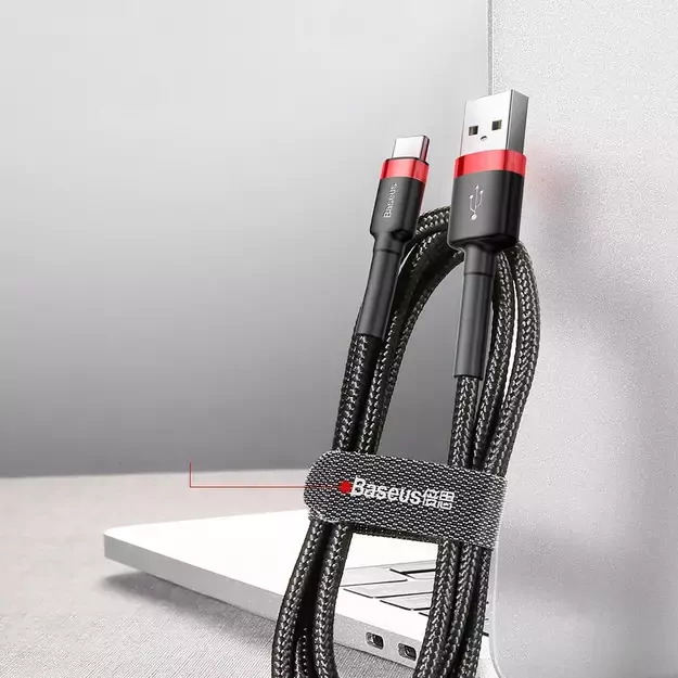 Baseus CAFULE TYPE-C CABLE 300CM GRAY/BLACK 15