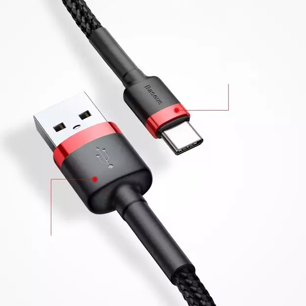 Baseus CAFULE TYPE-C CABLE 300CM GRAY/BLACK 14