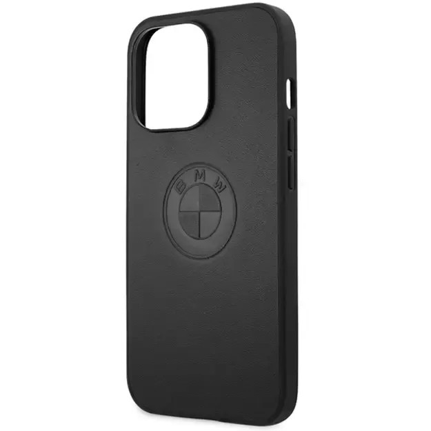 BMW Leather Emboss case for iPhone 13 Pro / iPhone 13 - black 5