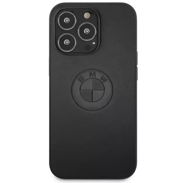 BMW Leather Emboss case for iPhone 13 Pro / iPhone 13 - black 2