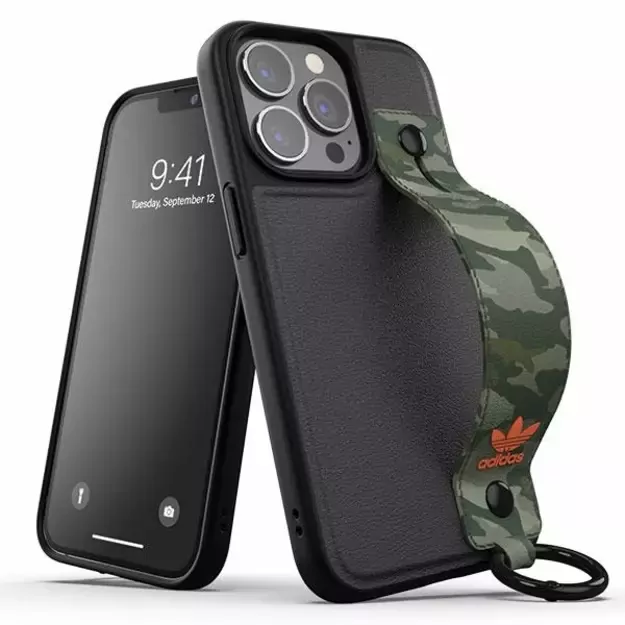 Adidas OR Hand Strap Case iPhone 13 Pro /13 6.1  black-green/black-green 47111