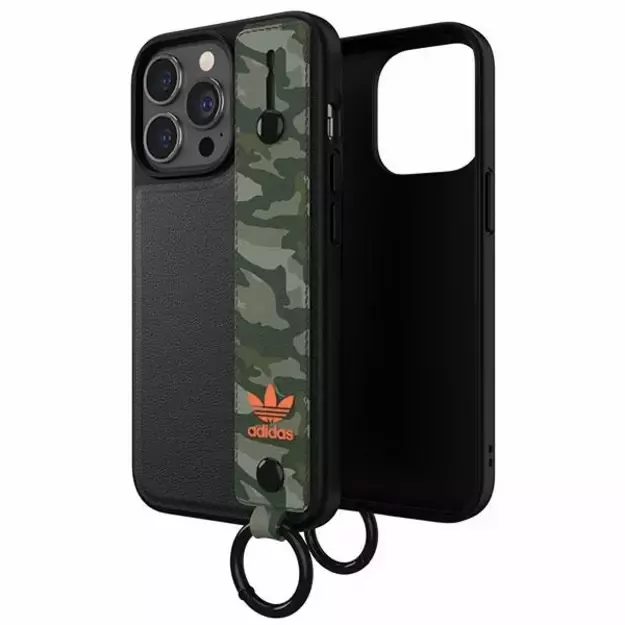 Adidas OR Hand Strap Case iPhone 13 Pro /13 6.1  black-green/black-green 47111 6