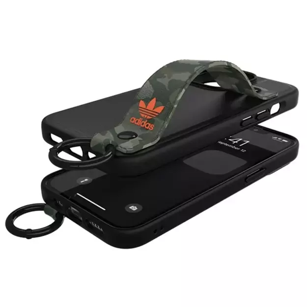 Adidas OR Hand Strap Case iPhone 13 Pro /13 6.1  black-green/black-green 47111 5