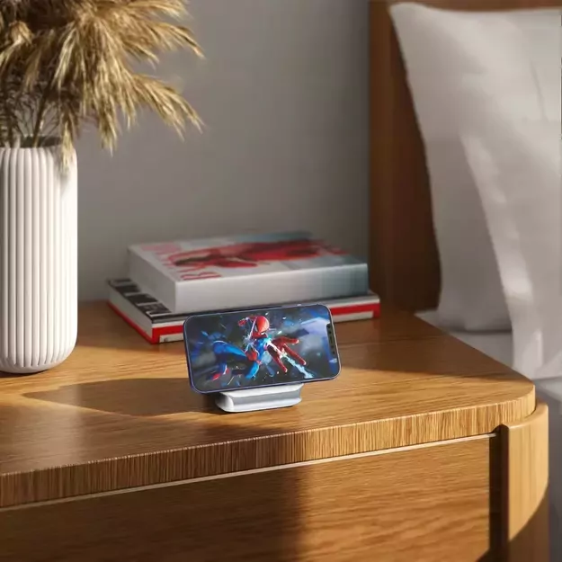 Dudao A11N 15W 3in1 Inductive Charger - White + USB-C / USB-C Cable 13